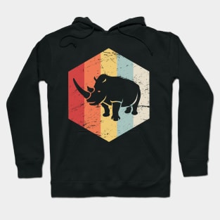 Retro 70s Rhino Hoodie